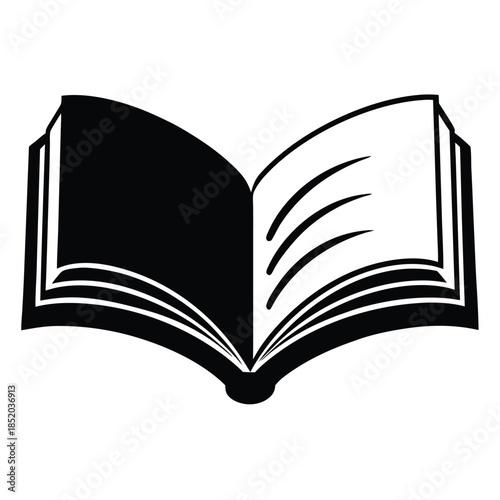 open book vector illustration