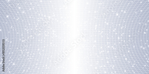 A sleek gray background featuring white particles arranged in a futuristic grid, symbolizing advanced business solutions and digital transformation.