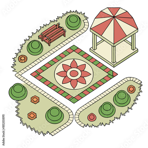vector illustration of a set