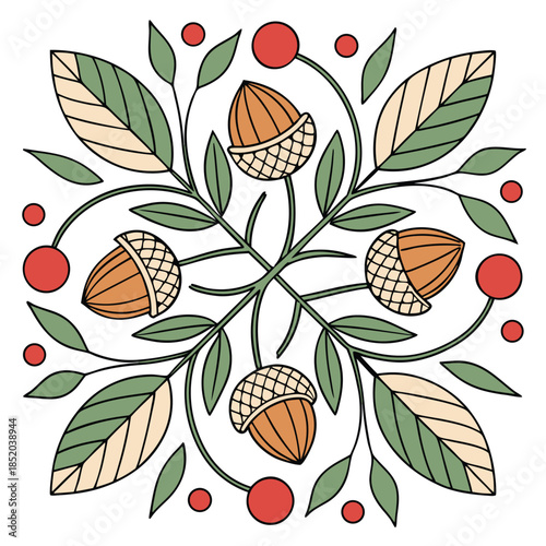 seamless pattern with flowers