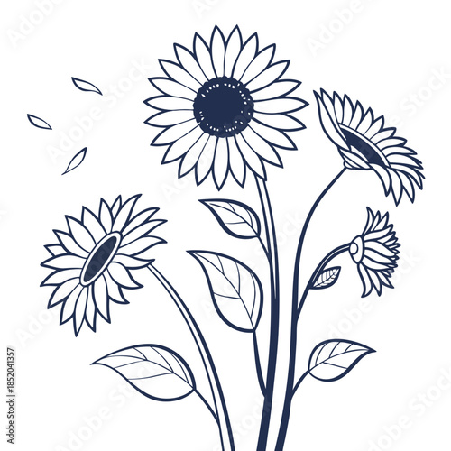 floral background with flowers