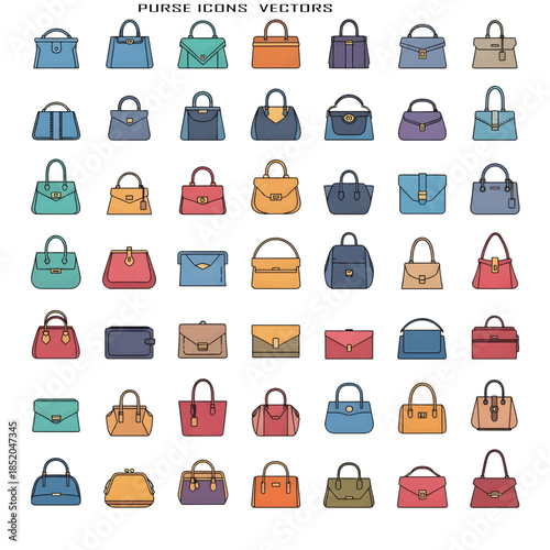 Fashionable Purse with Stylish Design and Modern Accessories