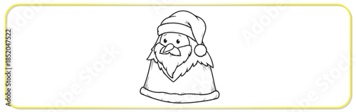 Santa Claus in festive holiday attire smiling warmly