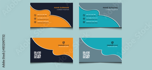 Elegant editable clean commercial creative modern company corporate housing minimal real estate agency construction property business visiting name card design template. 