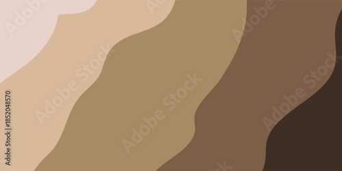 Abstract flowing layers of earth tones and beige colors.