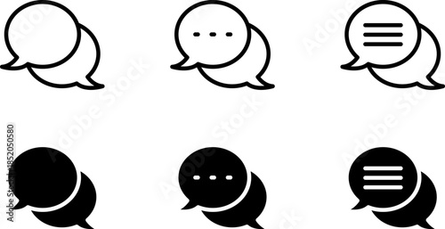 Chat Bubble icons