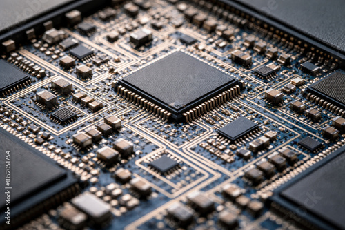 Plakat Microchip Architecture Macro