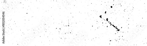 Grunge Ink Splatter Texture Background, Distressed Black and White Abstract Noise Overlay with Scratches, Dust and Paint Stains for Posters, Banners and Design