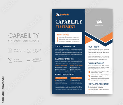 Capability Statement Template Design
