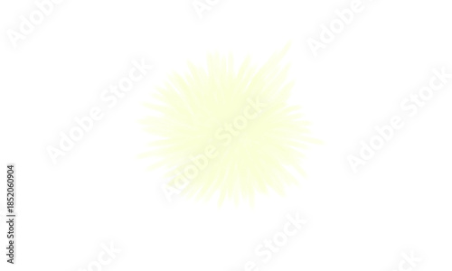 sun on a white background vector, Soft yellow glow sparkle effect with fuzzy edges for decoration