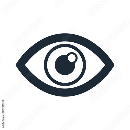 Stylized eye icon Vector