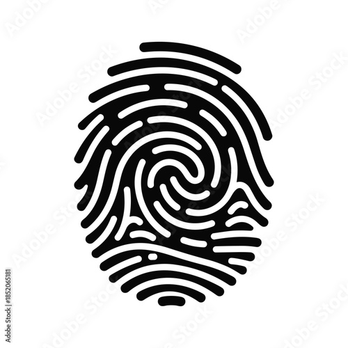 Unique fingerprint identification Vector