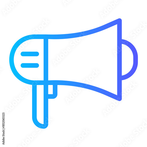 megaphone gradient icon