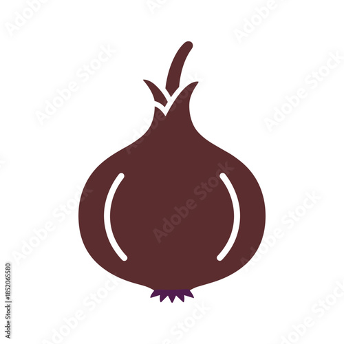 Illustration of an onion Vector