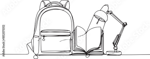 A modern design using single, unbroken lines, popular for its clean aesthetic and versatility in branding and digital design applications.