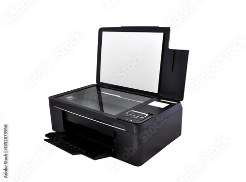 Tableau sur toile Office printer with an open scanner