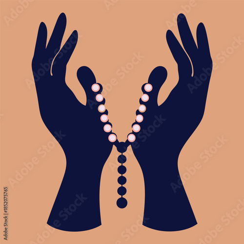 Hands in the form of heart