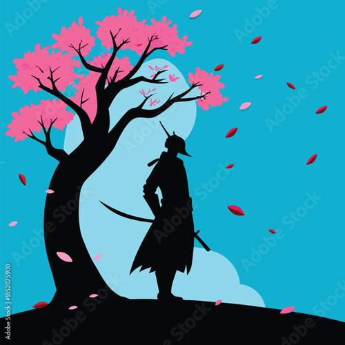 Silhouette of a girl on a swing