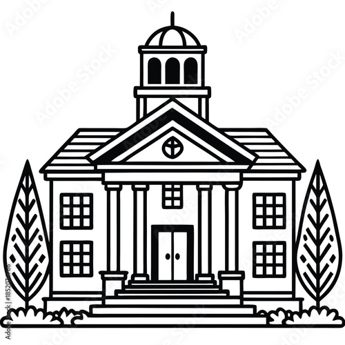 church icon vector illustration