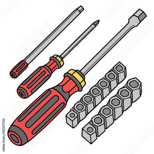 Set of screwdrivers