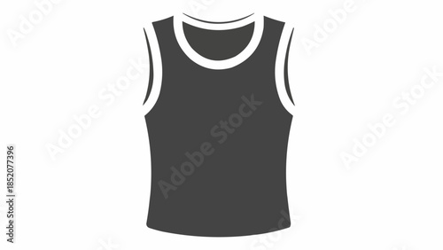 Sleeveless Tank Top Apparel Icon.