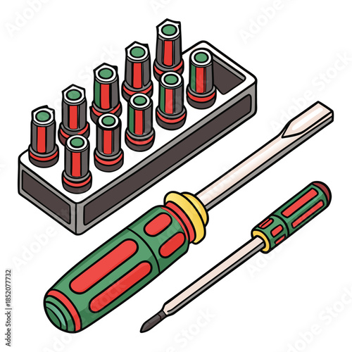 Set of screwdrivers