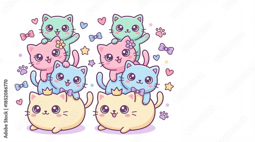 Obraz premium the cat team