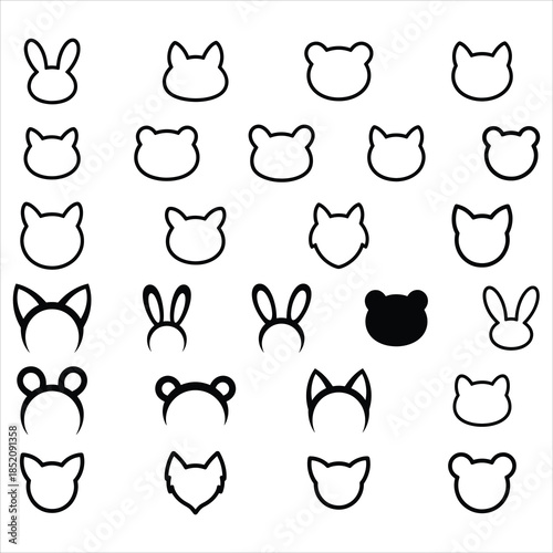Animal Ears Svg Clip Art