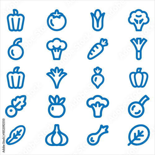 Vegetable Icons Svg