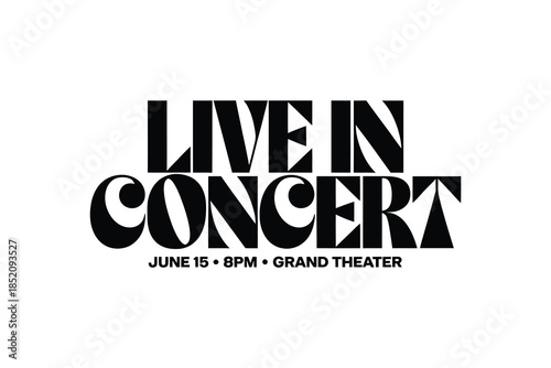 Live in concert on june 15 at 8 pm