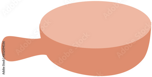 vector illustration of a Frying pan