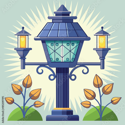 Design-European-style-garden-lamp-for-the-solar 