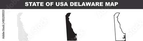 USA State Map Design