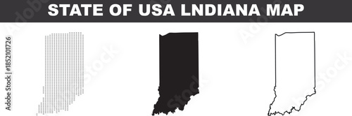 USA State Map Design