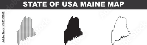 USA State Map Design