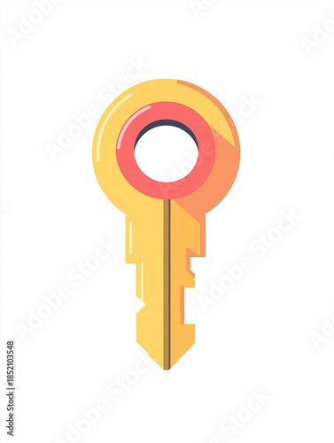 Flat vector illustration of password reset and account recovery concept isolated on white background for security and login systems