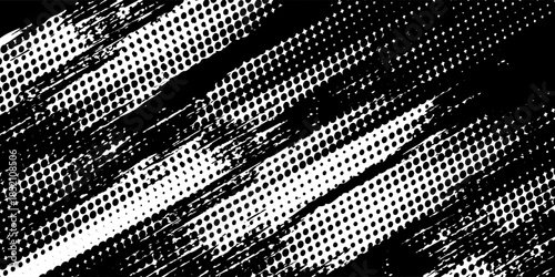 Dots halftone white and blue color pattern gradient grunge texture background. Dots pop art comics sport style vector dots halftone blue and white abstarct background vector illustration