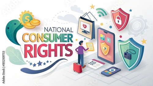 National Consumer Rights Day promoting digital safety and awareness.