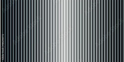 Reeded acrylic corrugated plastic texture. Diamond wavy sheet vector paper design. Luxury modern iridescent blurry glass. Reflection refraction effect. Clear fluid fluted stage. Polycarbonate gradient