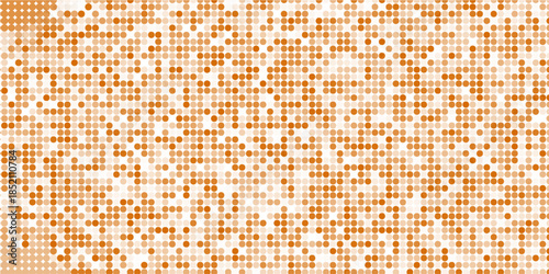 Dark Orange vector layout with circle shapes. Abstract illustration with colored bubbles in nature style. Pattern of water, rain drops.