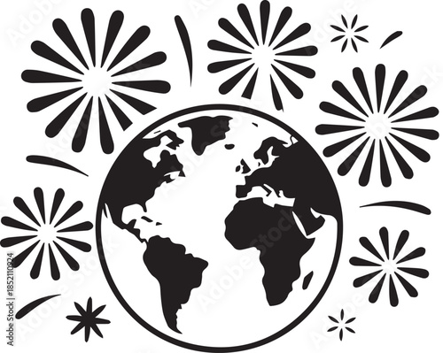 global fireworks icon
