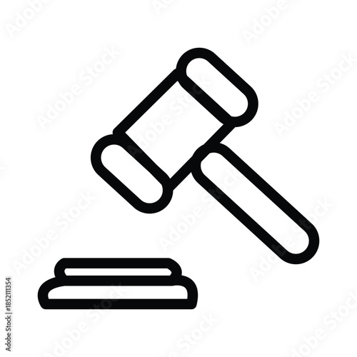 Judge Gavel on Sound Block