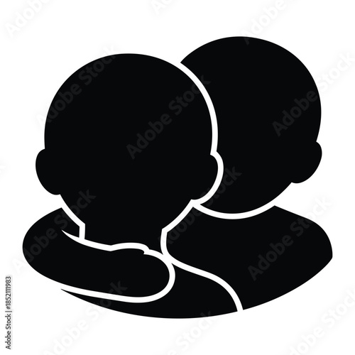 A comforting embrace between two people