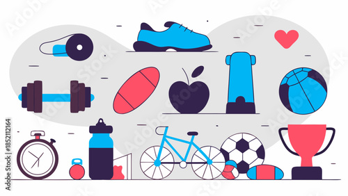 Sports equipment and healthy lifestyle items