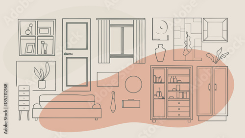 Minimalist home interior layout