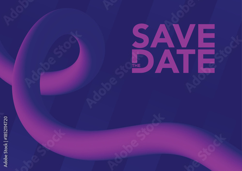 Save the date banner. Can be used for business, marketing and advertising. logo graphic design of event summit made for Technology and upcoming events.