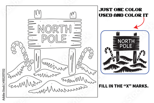 Christmas Monochrome coloring pages for adults and teens with Amazon KDP book interior designs.