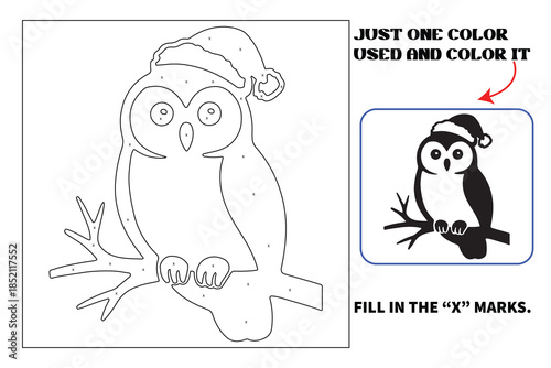 Christmas Monochrome coloring pages for adults and teens with Amazon KDP book interior designs.