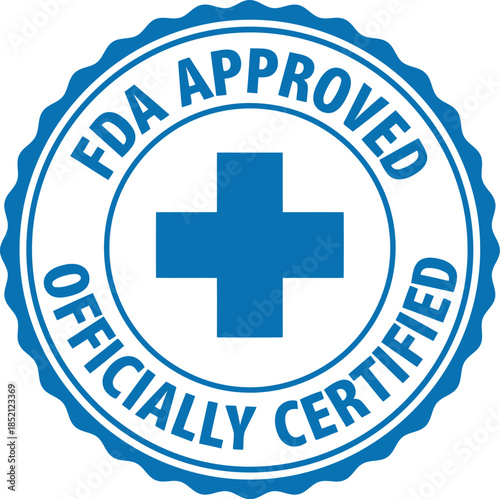 FDA Approved Officially Certified Seal Badge for Medical Products and Healthcare Compliance