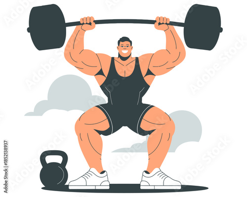 Bodybuilder Fitness Training Session In Gym Featuring Strength Training Routines, Male Athlete And Personal Training Concept Showcasing Power, Muscles, Discipline, And Healthy Living